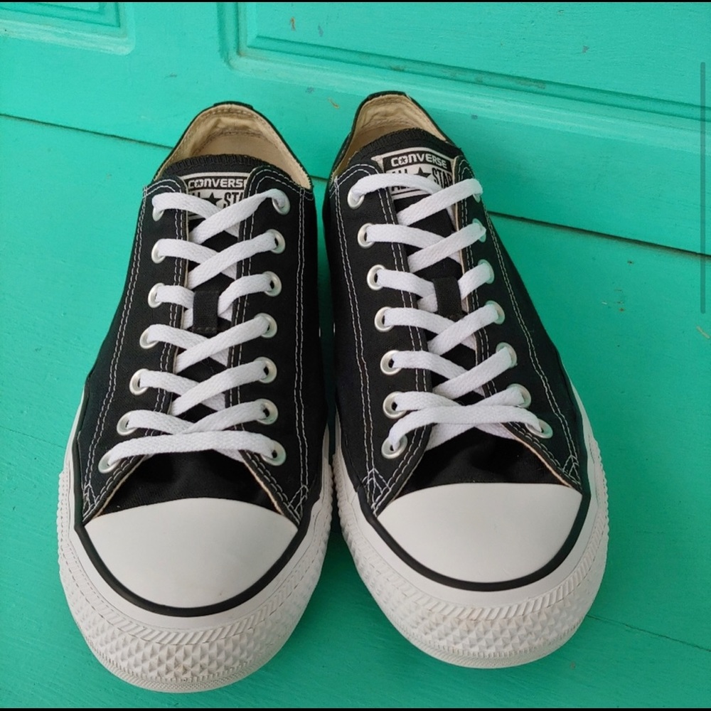 Converse All-Star black low tops unisex M 11/W 13